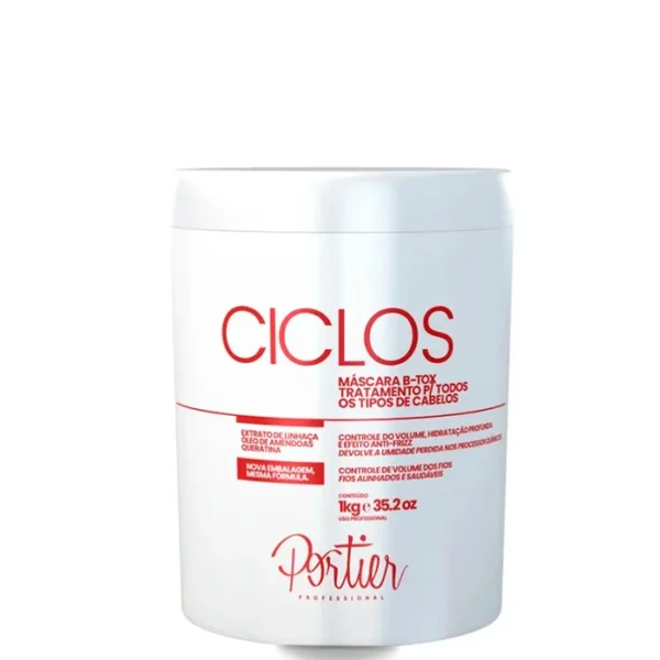 Portier Professional B-tox Ciclos - Máscara Reconstrutora 1kg