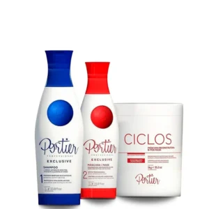 Portier Profissional Kit Exclusive (2x1000ml) + Máscara Ciclos B-tox 1kg
