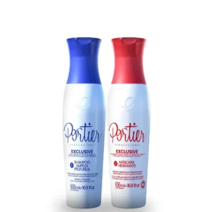 Portier Profissional Kit Exclusive Fine Escova Progressiva 2x500ml